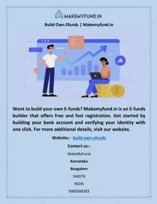 build own efunds makemyfund in