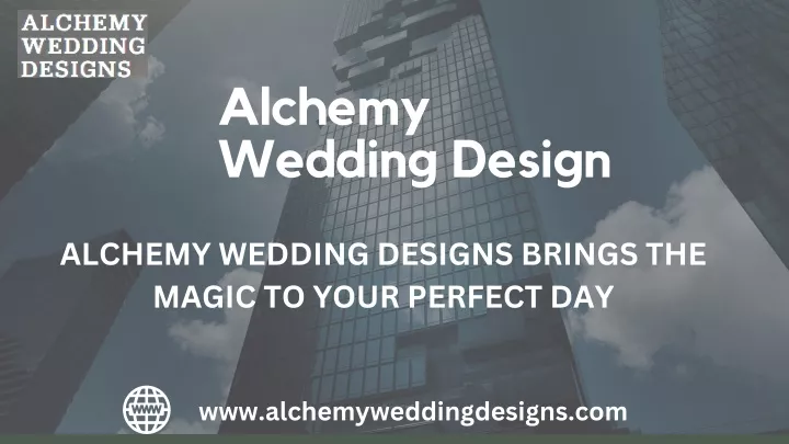 alchemy wedding design
