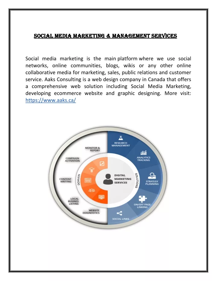 social media marketing management services social