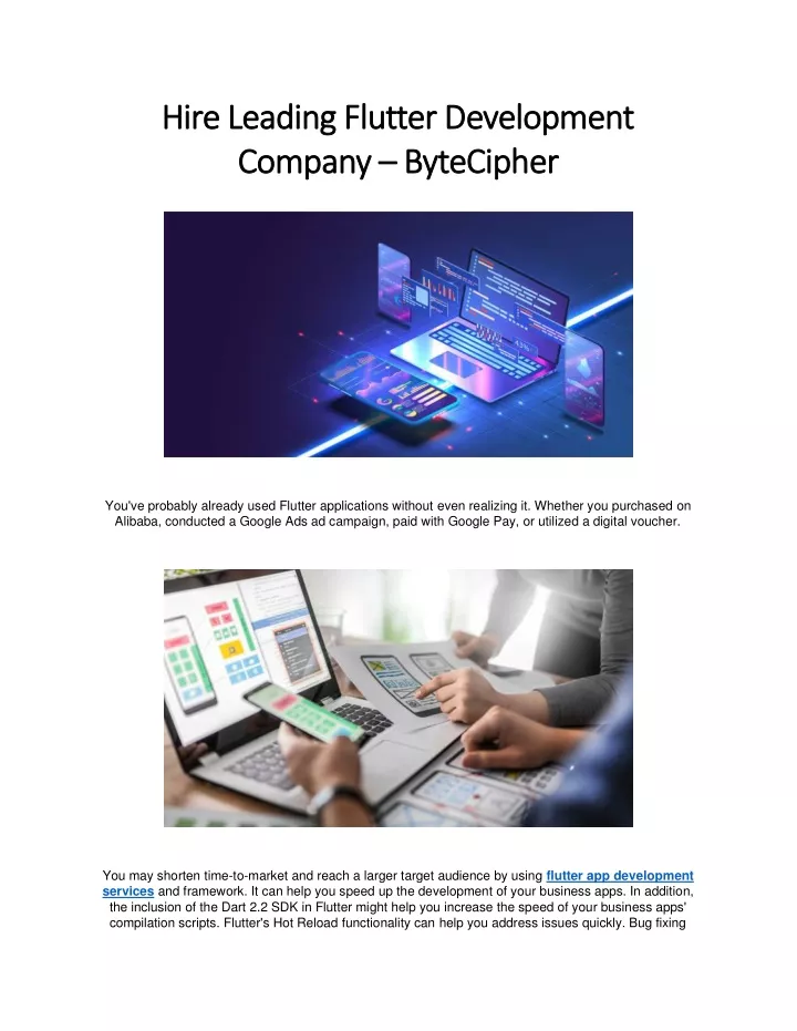 hire leading flutter development hire leading