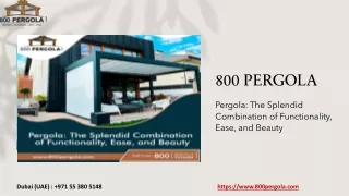 800 pergola