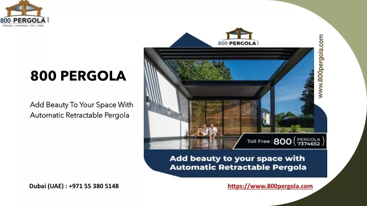 800 pergola