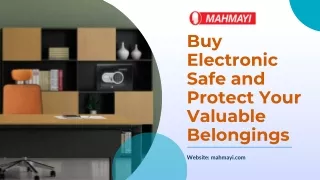 buy electronic safe and protect your valuable
