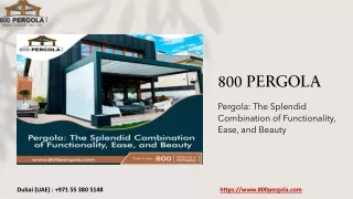 800 pergola