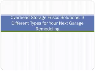 overhead storage frisco solutions 3 different types for your next garage remodeling