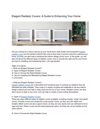 Elegant Radiator Covers_ A Guide to Enhancing Your Home (1)