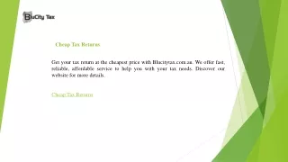 Cheap Tax Returns  Blucitytax.com.au