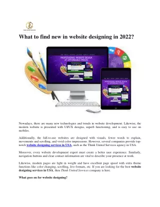 Web Designing Agency in USA
