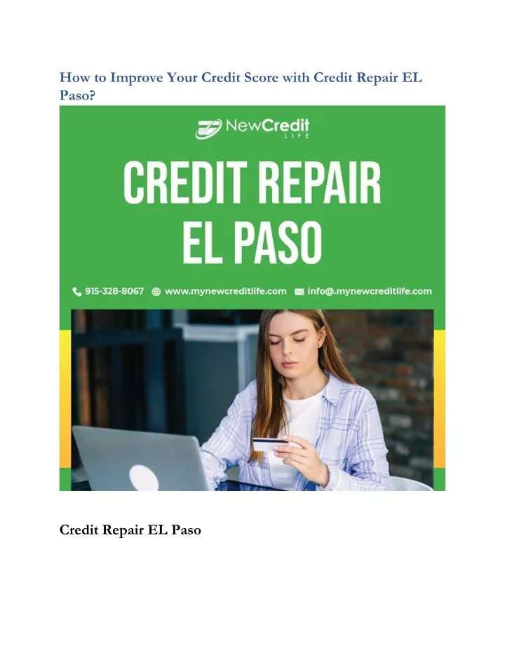 how to improve your credit score with credit