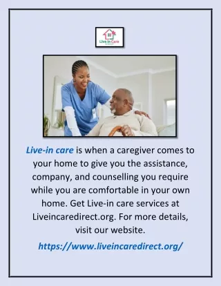 Live-in Care | Liveincaredirect.org
