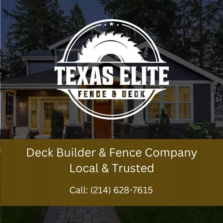 deck builder fence company local trusted