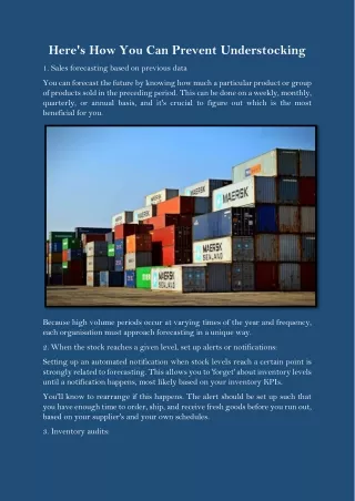 here s how you can prevent understocking
