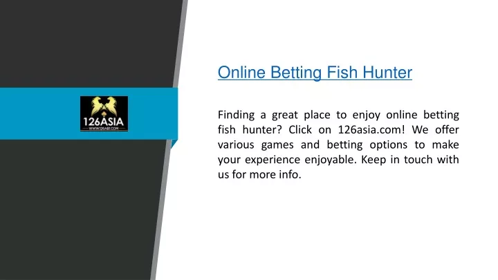 online betting fish hunter