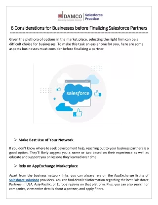 6 considerations for businesses 6 considerations