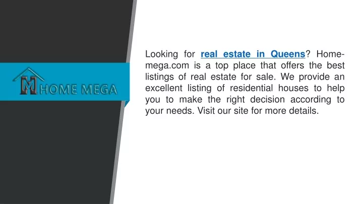 looking for real estate in queens home mega