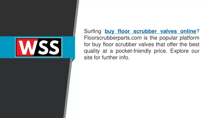 surfing buy floor scrubber valves online