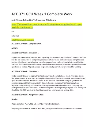 acc 371 gcu week 1 complete work