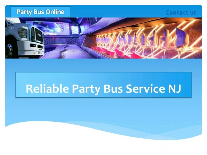 reliable party bus service nj