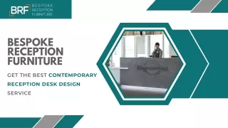 Get The Best Contemporary Reception Desk Design Service