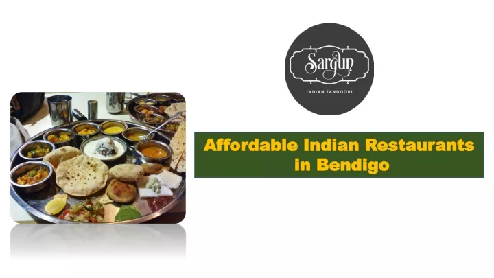 affordable indian restaurants in bendigo
