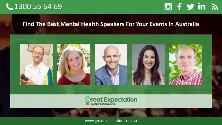 find the best mental health speakers for your events in australia