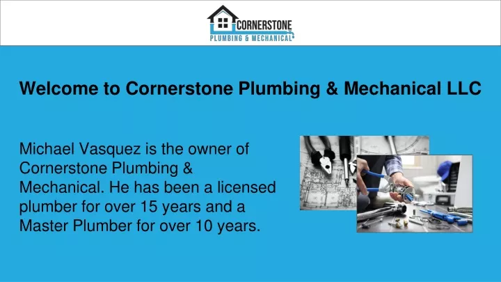 welcome to cornerstone plumbing mechanical llc