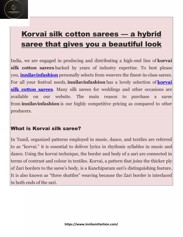 korvai silk cotton sarees a hybrid saree that