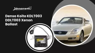 denso koito kdlt003 ddlt003 xenon ballast
