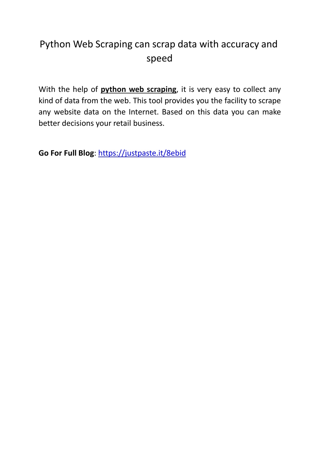PPT - Python Web Scraping can scrap data with accuracy and speed ...