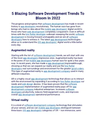 5 blazing software development trends to bloom