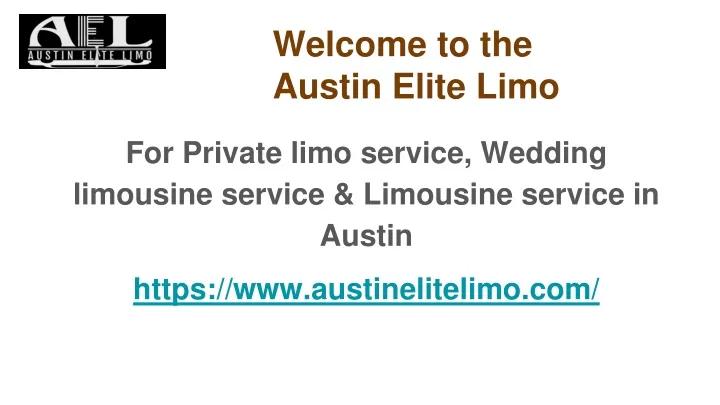 welcome to the austin elite limo