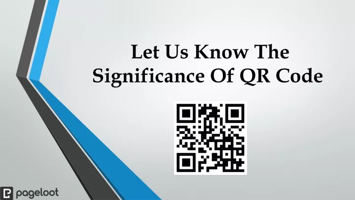 let us know the significance of qr code