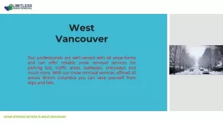west vancouver