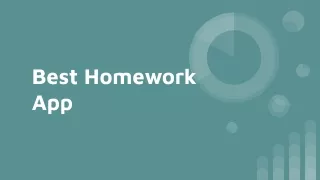 Best Homework App