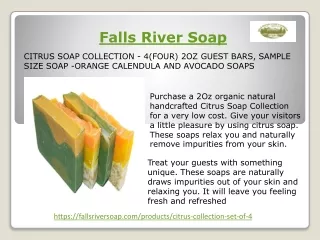 Citrus Soap Bar Collection - 4(Four)