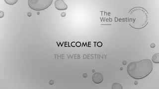 welcome to