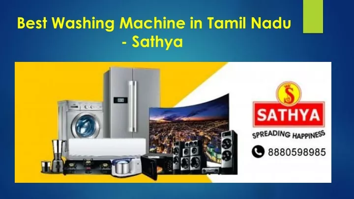 best washing machine in tamil nadu sathya