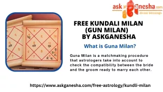 Gun (Kundali) Milan