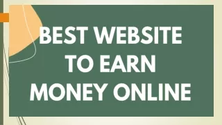 Best website to earn money online