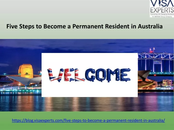 five steps to become a permanent resident