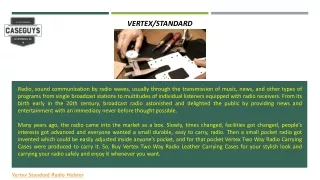 Vertex Standard Radio Holster | Caseguys.com