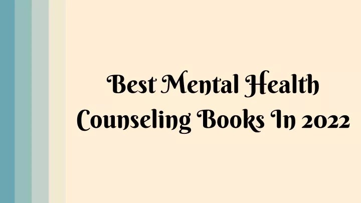 best mental health counseling books in 2022