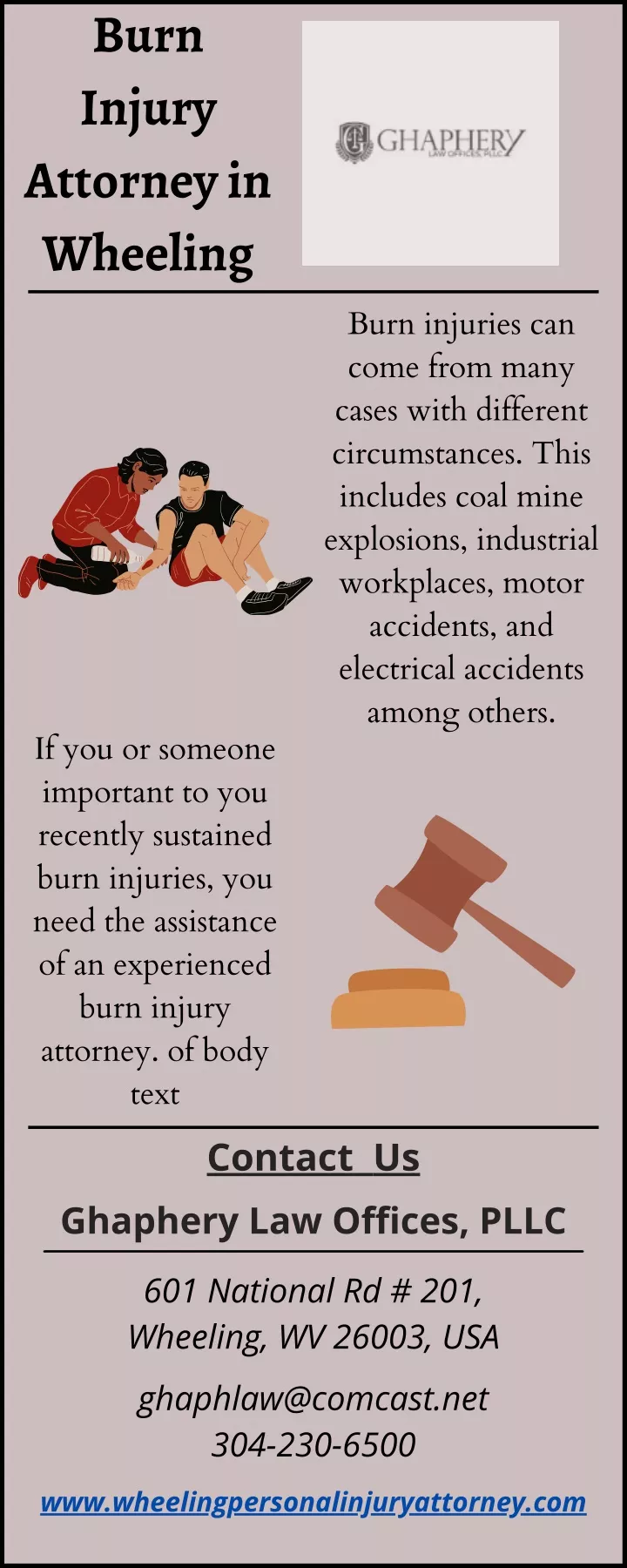 burn injury attorney in wheeling