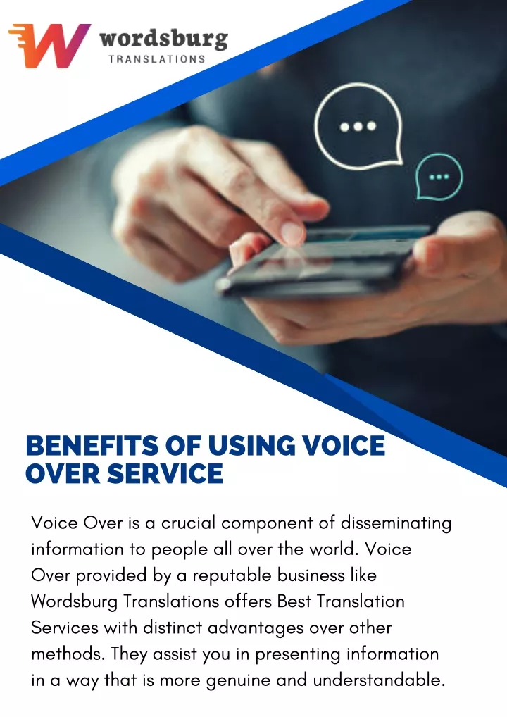 benefits of using voice over service