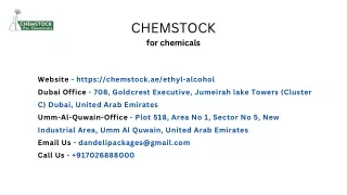 chemstock for chemicals