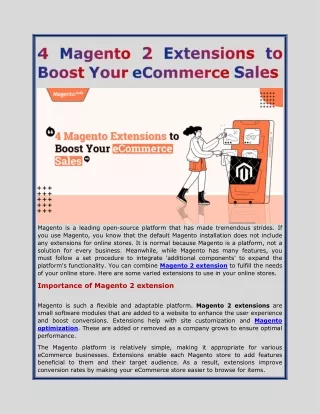magento is a leading open source platform that