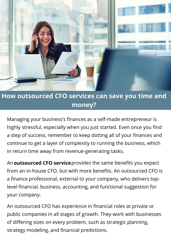 how outsourced cfo services can save you time