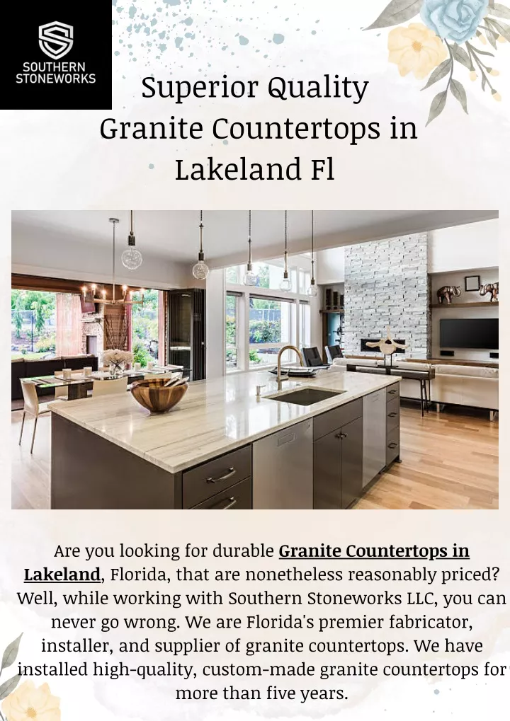 superior quality granite countertops in lakeland