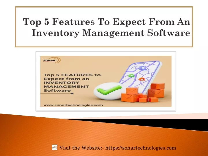 top 5 features to expect f rom an inventory management software