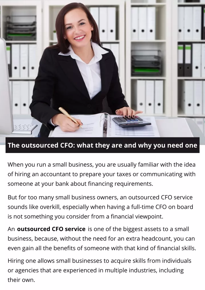 the outsourced cfo what they are and why you need